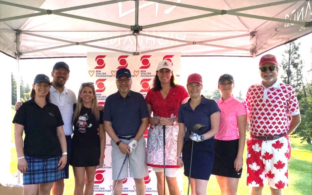 Celebrating the Success of the Scotiabank Charity Golf Classic Raing 130k for the Ben Stelter Foundation